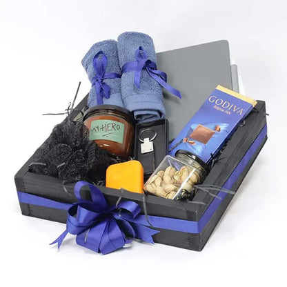 Exclusive Thought of Him Gift Tray with Notebook, Chocolate, and More | GiftShop.ae