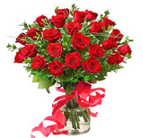 Fresh Romantic Roses Flower Bouquet 