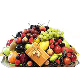 Huge Fruit Basket and Godiva Chocolates Gift Tray